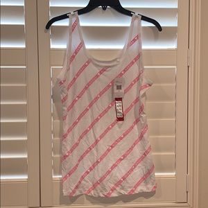 GUESS - NWT tank top white & blue [XL]